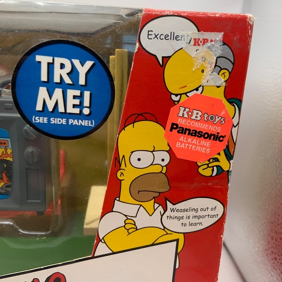 VTG The Simpsons TV Show Retirement Castle Interactive Intelli-Tronic w/ Jasper - Picture 3 of 16